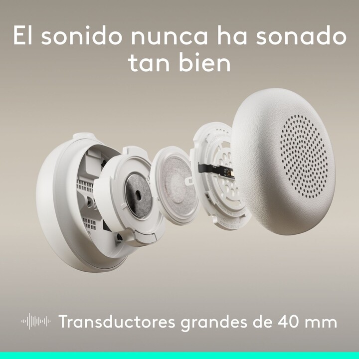 Casque Logitech Zone Wired 2, blanc