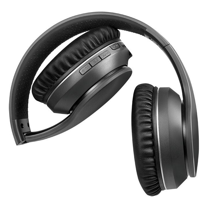 Auriculares Bluetooth Logilink, cancelación activa de ruido, V5.0, negro