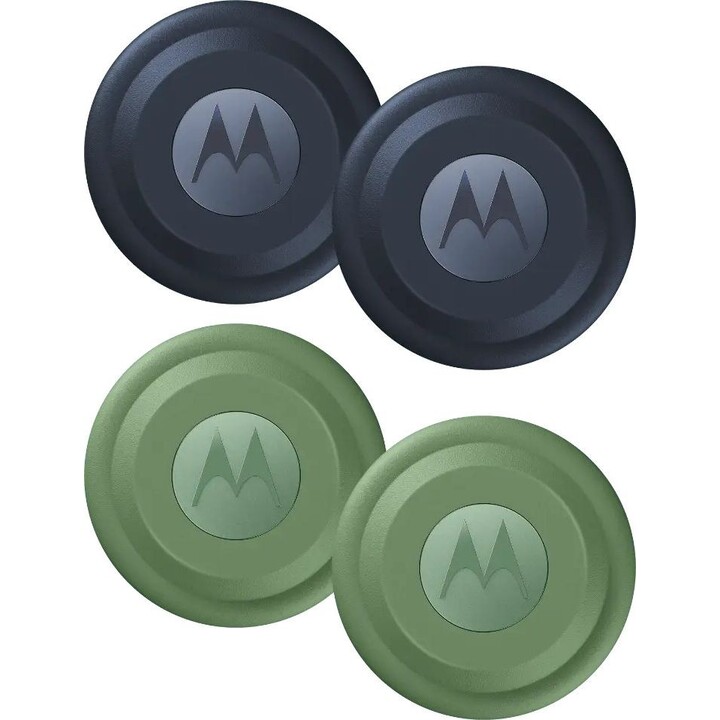 Motorola Moto Tag, paquete de 4 unidades, azul y verde