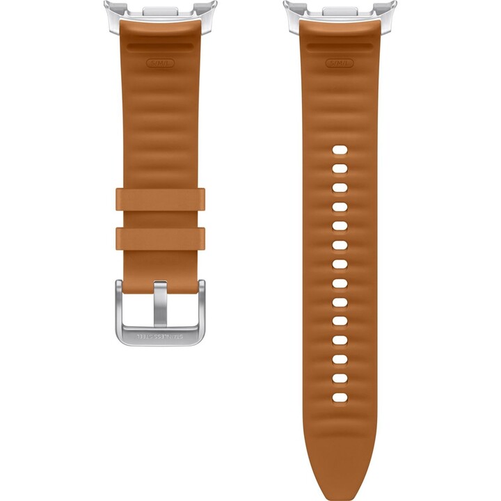Samsung Hybrid (S/M/L) para Watch8 Classic, color camel