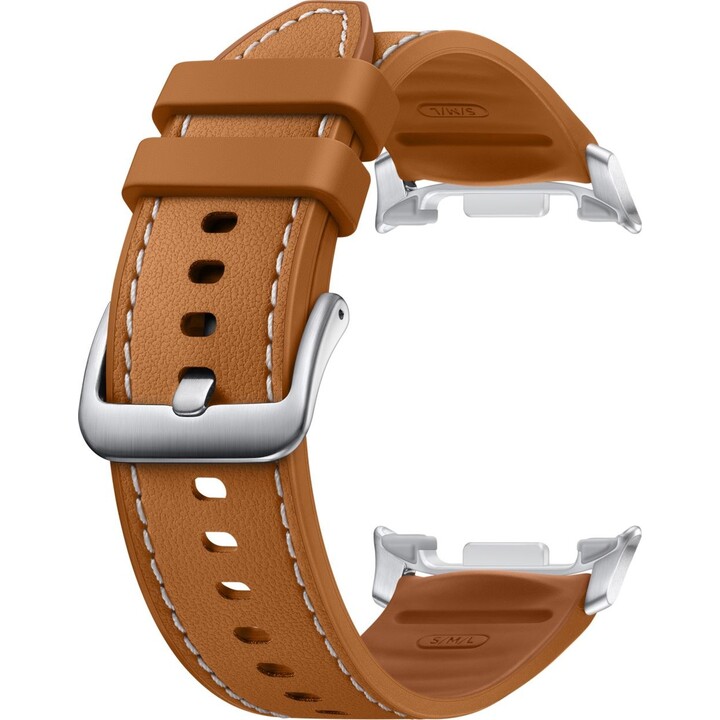 Samsung Hybrid (S/M/L) para Watch8 Classic, color camel
