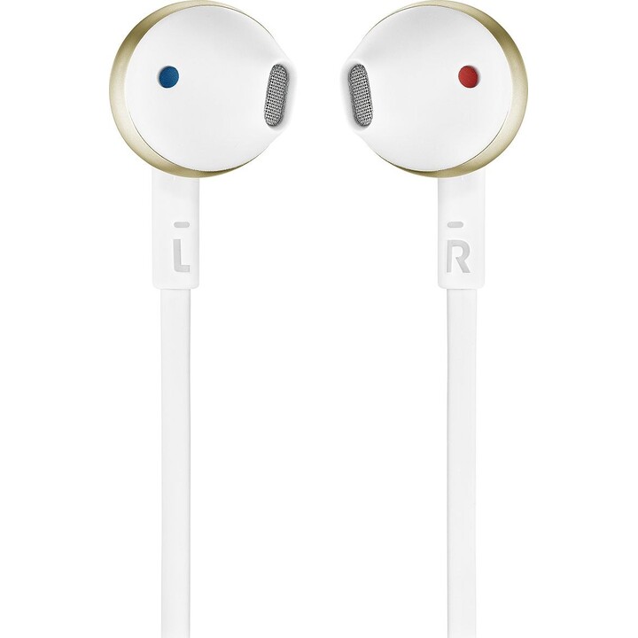 JBL T205 BT, or champagne