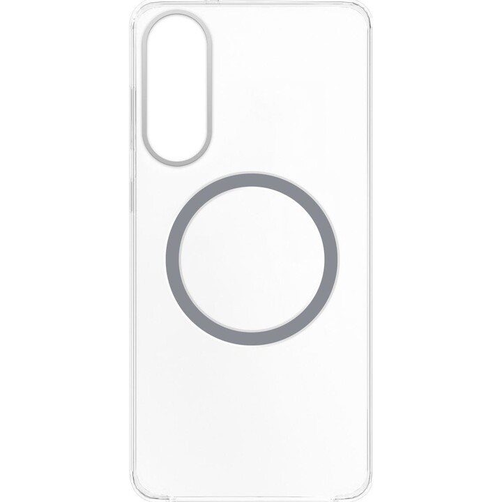 Étui magnétique transparent Yuchuan Qi2 pour Galaxy S25 Edge, transparent