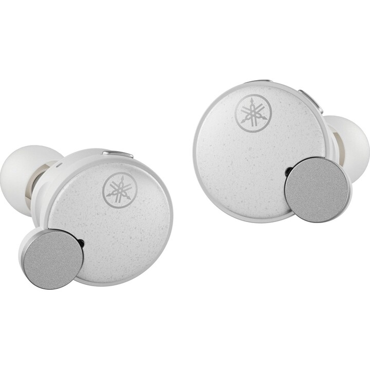 Yamaha TW-E7B Kopfhrer True Wireless Stereo (TWS) auricolari per chiamate e musica via Bluetooth, colore bianco (TWE7BWH)