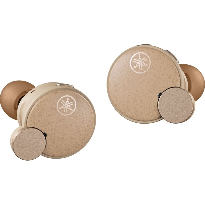 Auriculares inalámbricos Yamaha TW-E7B, color beige