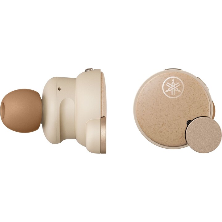Auriculares inalámbricos Yamaha TW-E7B, color beige