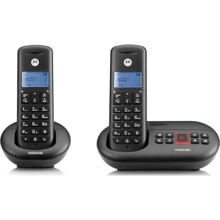 MOTOROLA E212 Téléphone DECT avec répondeur Duo