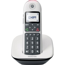 MOTOROLA CD5001 DECT-Telefon mit großen Tasten, weiß