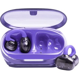 Écouteurs JBL Soundgear Clips TWS à oreillettes ouvertes, IP54, Ghost Purple