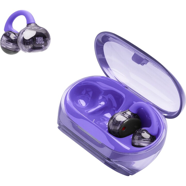 JBL Soundgear Clips TWS Open-Ear-Kopfhrer, IP54, Ghost Purple