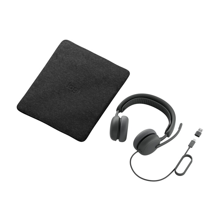 Logitech Zone Wired 2 For Business - Cuffie USB-C con microfono, certificazione Microsoft Teams