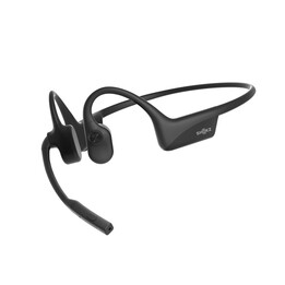Shokz OpenComm2 Push-to-talk Bone - Écouteurs à conduction osseuse avec bouton push-to-talk