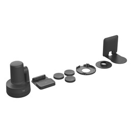 Logitech Streamline Kit - Webcam per videoconferenze Full HD, nera, con telecomando