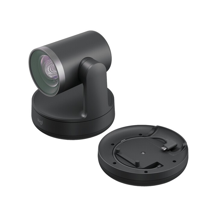 Logitech Streamline Kit - Caméra de visioconférence Full HD, noire, avec télécommande