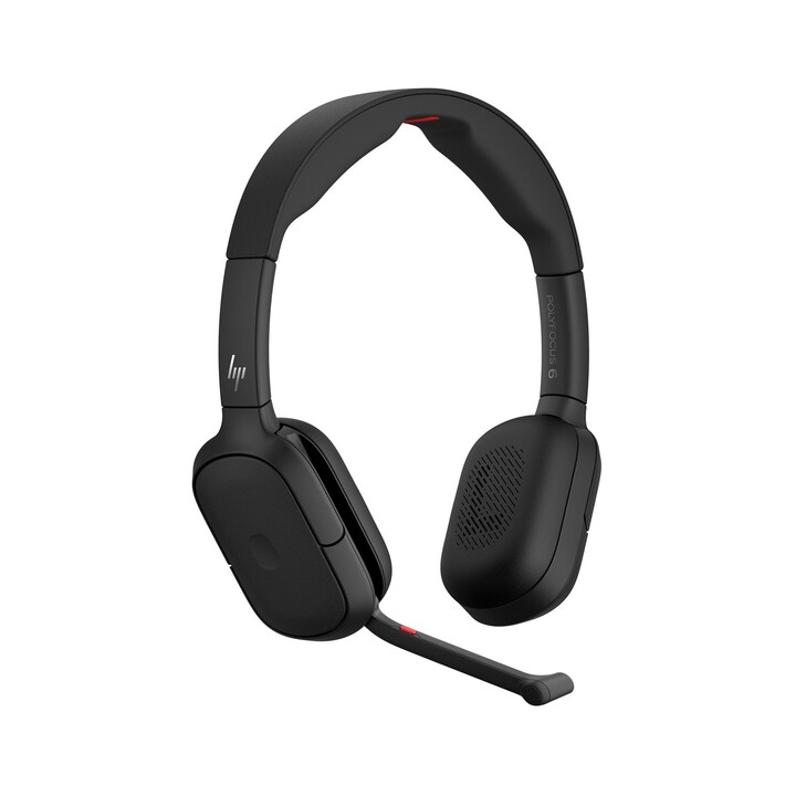 HP Poly Focus 625 Casque Sans Fil avec Station de Charge
