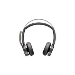 Casque HP Poly Voyager Focus 2 USB-C-C + adaptateur USB-C/A + socle de recharge