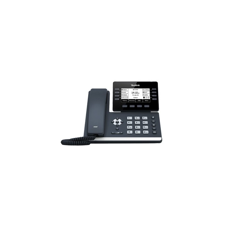 IP-Telefon, schwarz, 8 Leitungen, LCD