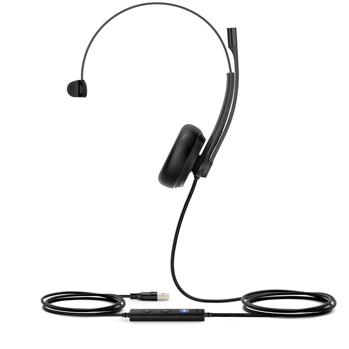 YEALINK UH34 MONO TEAMS cuffie con archetto nere