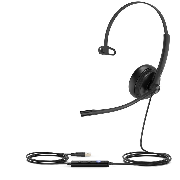 Kabelgebundenes Headset mit Kopfbügel