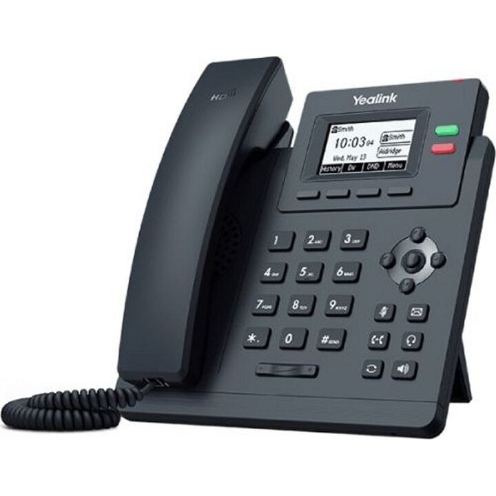 YEALINK SIP-T31G, 2 comptes, avec PoE, sans bloc d'alimentation