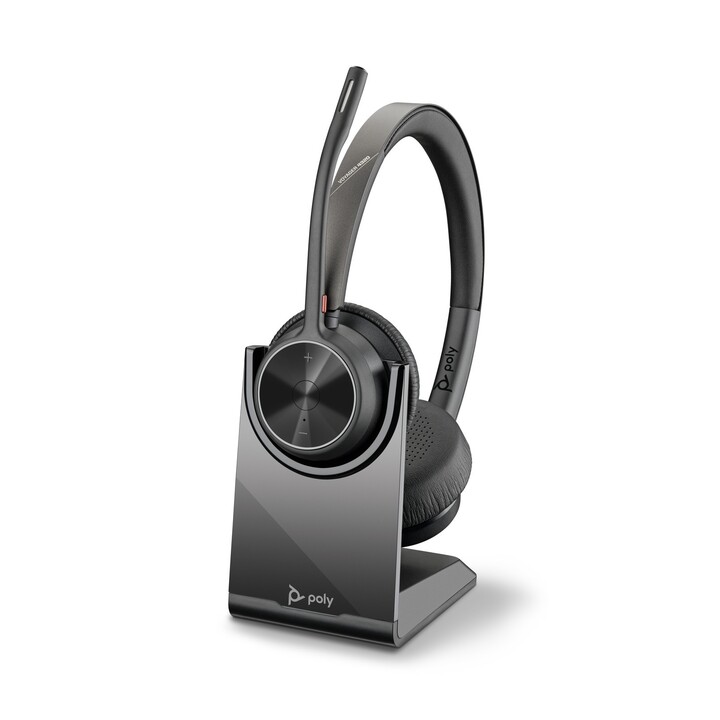 HP Poly Voyager 4320 USB-C Headset +BT700 dongle +Charging Stand Filaire et Sans fil Serre-tête Appels/Musique US