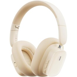 Baseus Bowie H1i Noise-Cancelling Wireless Headphones Stellar White
