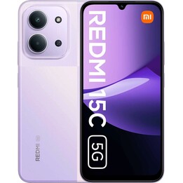 Smartphone Xiaomi Redmi 15C, 256 GB, 4GB RAM, 6,9 HD+, MediaTek Helio G81-Ultra, 6000 mah, lila