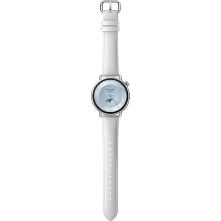 Xiaomi Watch S4 41mm with White Leather Strap
