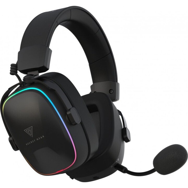 Auscultadores sem fios para jogos Secret Gear SX2 GEAR-S-SX2-BK, pretos
