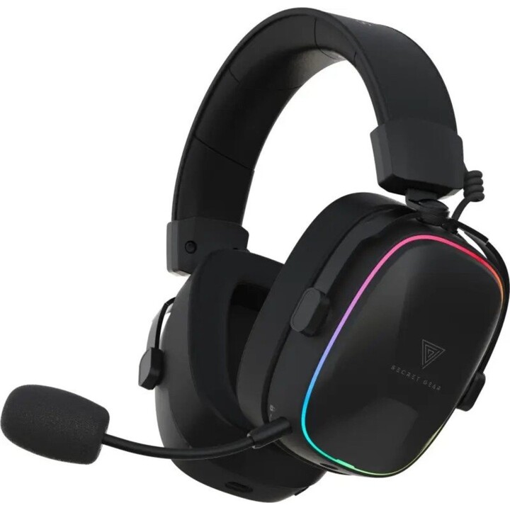 Casque de jeu sans fil Secret Gear SX2 GEAR-S-SX2-BK, noir