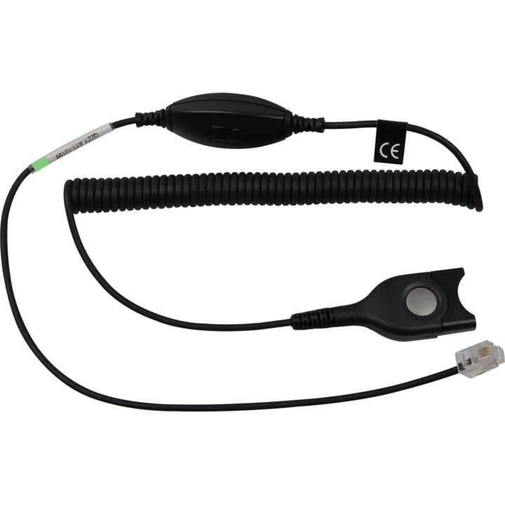 EPOS CLS 01 coiled cable EasyDisconnect to RJ9 black