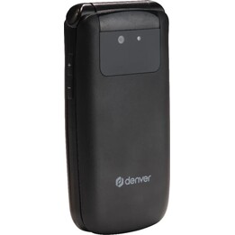 Teléfono Móvil Flip Denver BAS-24800L 4G LTE para Mayores, Teclas Grandes y Botón SOS
