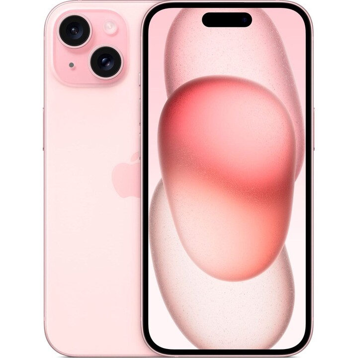 Apple iPhone 15 Rose / Reconditionné / 6 + 128 Go / 6,1 pouces OLED Full HD+