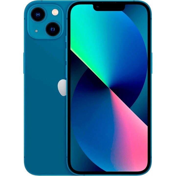 Apple iPhone 13 5G Blau / Generalüberholt / 4+128 GB / 6,1" AMOLED Full HD+