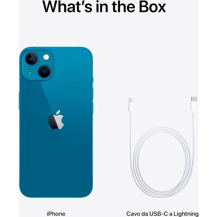 Apple iPhone 13 5G Azul / Recondicionado / 4+128 GB / 6,1" AMOLED Full HD+