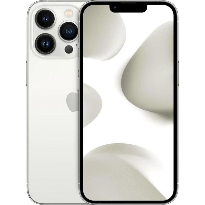 Apple iPhone 13 Pro Smartphone – 256 GB – 6,1 Zoll, silber, generalüberholt