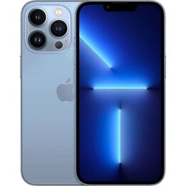Téléphone portable smartphone Apple iPhone 13 Pro - 256 Go - 6,1 pouces, bleu, d'occasion remis à neuf