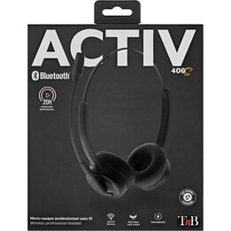 TNB ACTIV400S Auriculares profesionales USB-A y USB-C negro