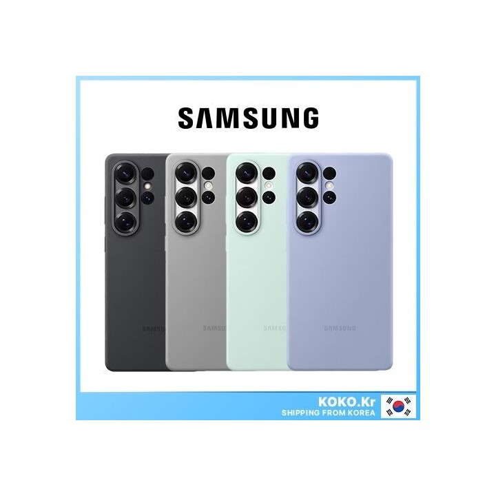 SAMSUNG Funda de silicona para Galaxy S25 Ultra, gris, EF-PS938CJEGEU