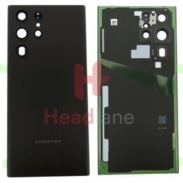 SAMSUNG GH82-27457A Cover Posteriore per Galaxy S22 Ultra S908, Phantom Black