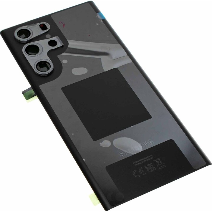 SAMSUNG GH82-27457A Tapa Trasera para Galaxy S22 Ultra S908, Phantom Black
