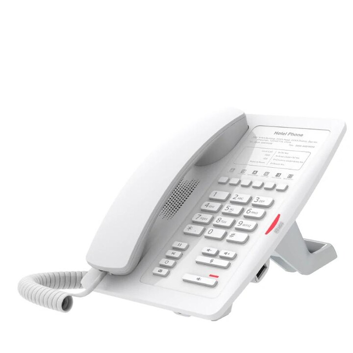 Fanvil H3W-W PoE - Téléphone VoIP, 2 lignes SIP, 6 touches programmables, écran LCD rétroéclairé