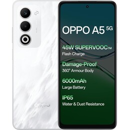 Oppo A5 5G 4 Go/128 Go, double SIM, blanc, reconditionné