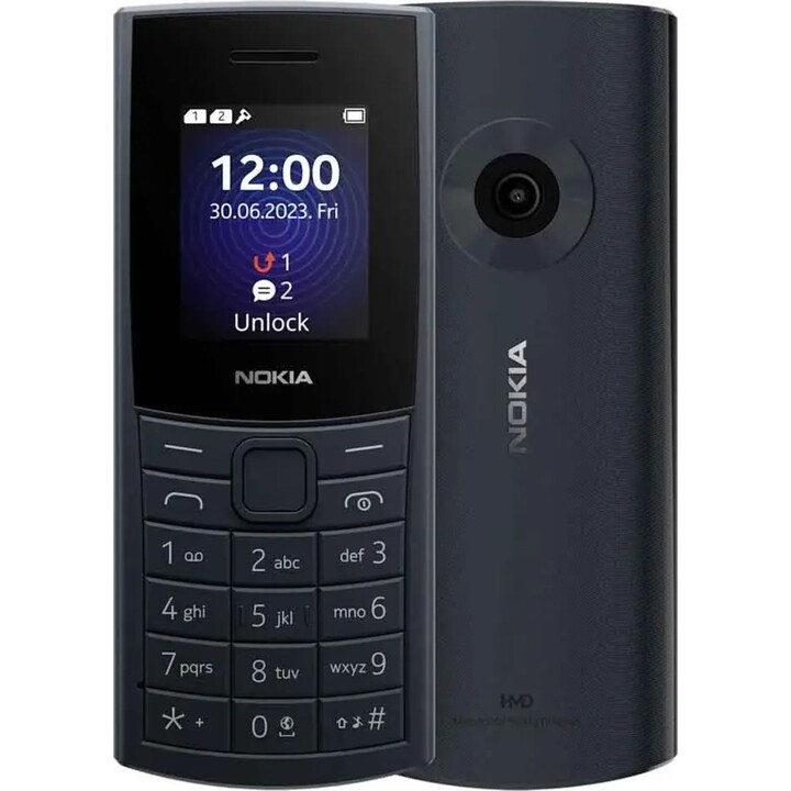 Nokia 110 4G 2024 double SIM bleu, reconditionné