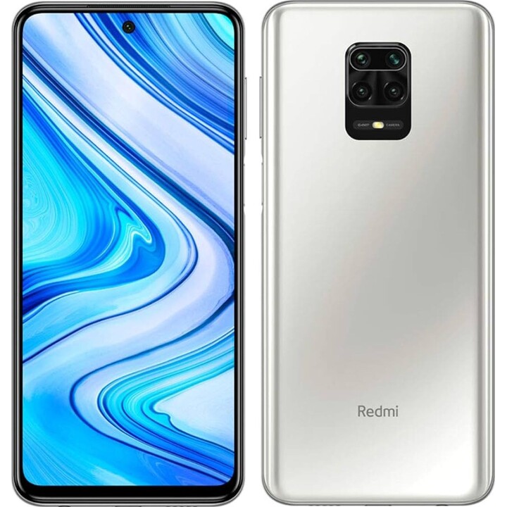 Xiaomi Redmi Note 9 Pro 6 Go/128 Go, double SIM, blanc, reconditionné