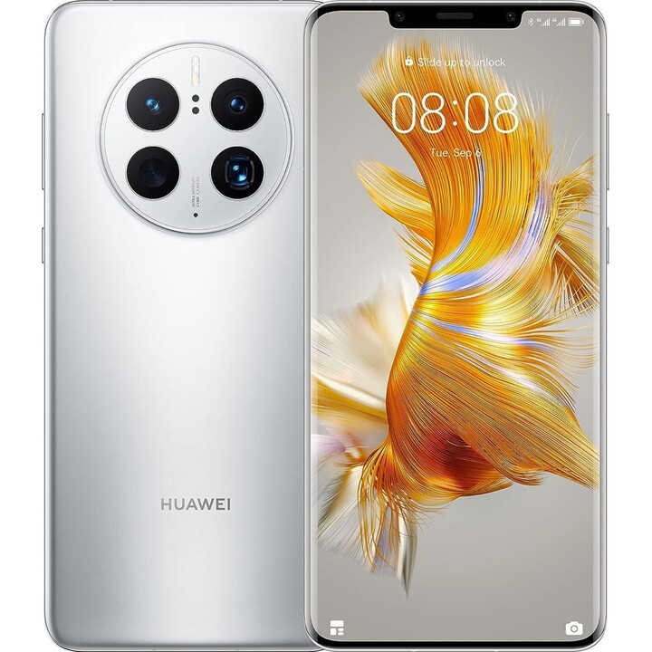 Huawei Mate 50 Pro 8 GB/256 GB Dual-SIM Silber, generalüberholt