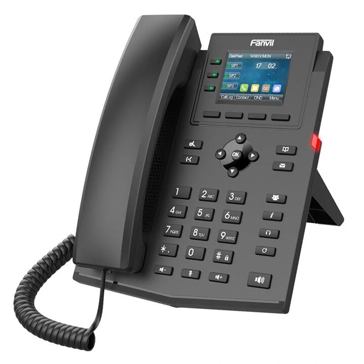 Fanvil X303-2 Wire Telefone IP empresarial 2 linhas