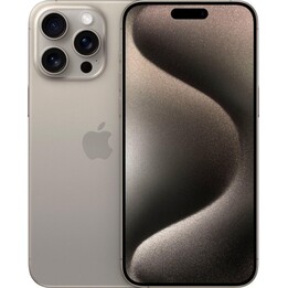 Apple iPhone 15 Pro Max 256 Go, couleur « Titane naturel », reconditionné