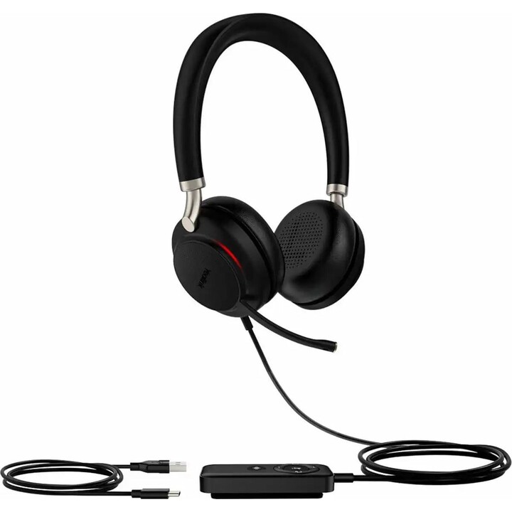 YEALINK Uh48 Dual - Headset - On-ear UH48 DUAL TEAMS USB-C/A