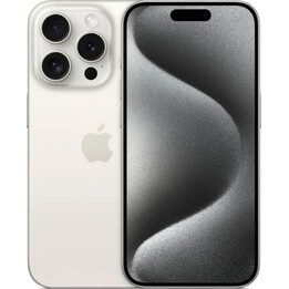 Apple iPhone 15 Pro 256 GB, Titânio Branco, Recondicionado